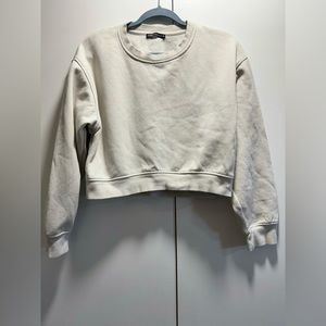 Zara Cream Crew Neck Sweater